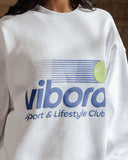 Women's Vibora Court Graphic Crewneck Sweater